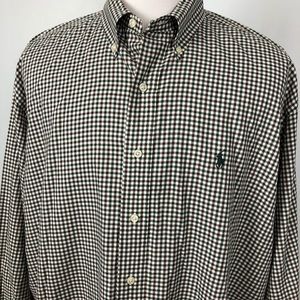 Ralph Lauren Blake Button Down Shirt Gingham Check